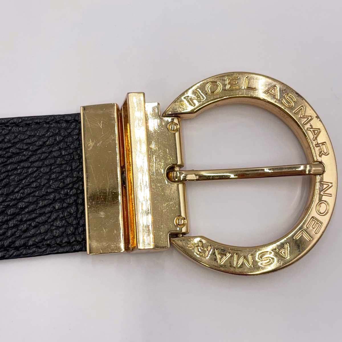NOEL ASMAR ノエルアスマール ベルト レザー ブラック ユニセックス 乗馬 馬術