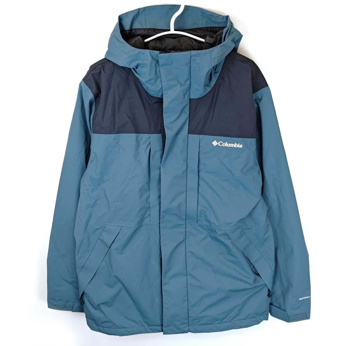 コロンビア ウッドロードジャケット 2025秋冬 ナイロンジャケット L Everblue XE0082 メンズ COLUMBIA アウトドア 登山 防水