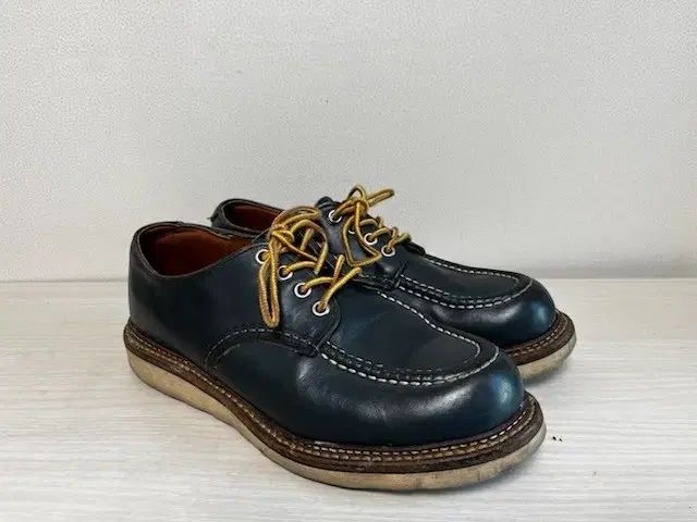 レッドウィング モックトゥ ロー ネイビー 7 5D