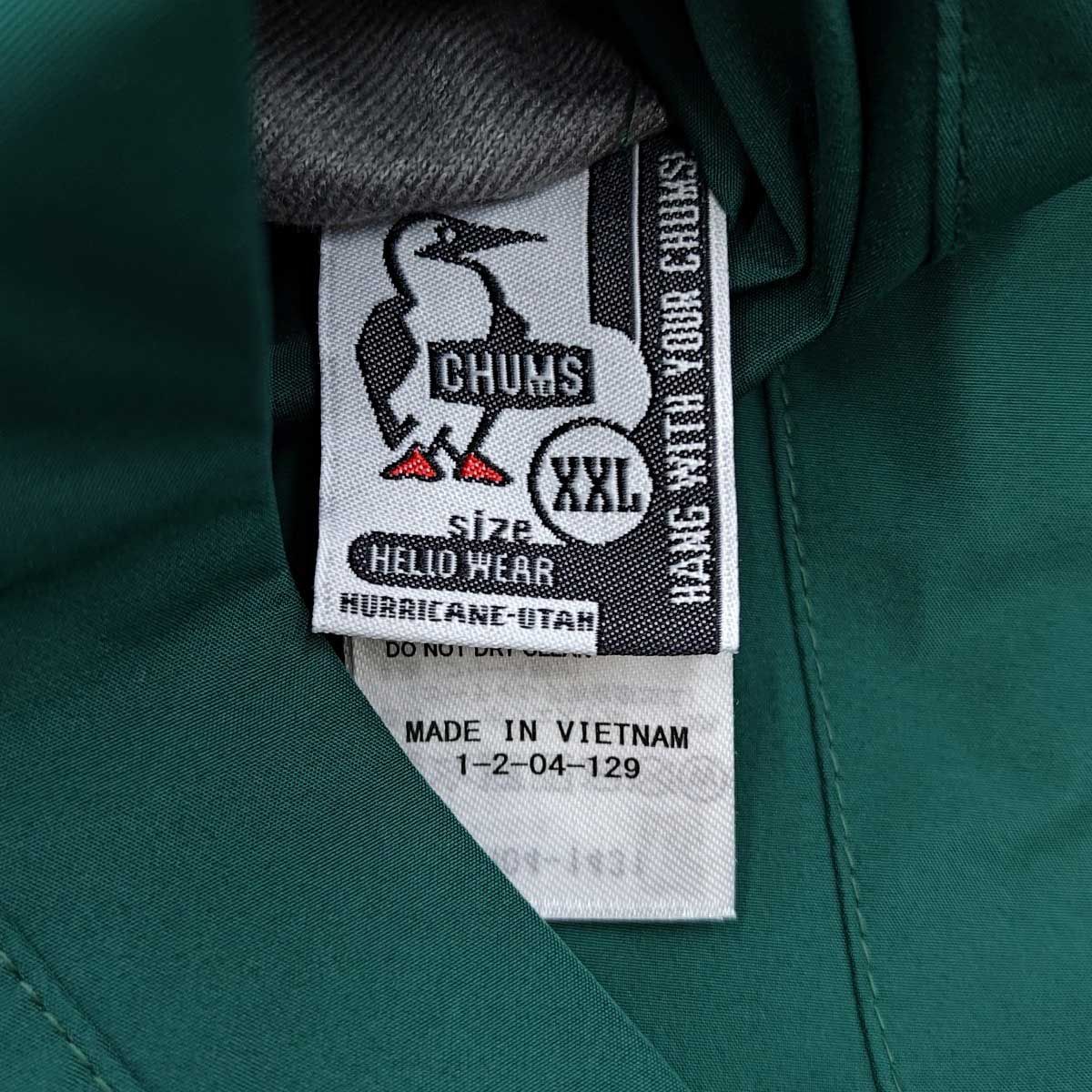 チャムス エルモ ゴアテックス ウインドストッパー リバーシブルフーディ 2025 Elmo Gore-Tex WINDSTOPPER RV Hoodie XXL グリーン シルバー CH04-1431 CHUMS アウトドア フリース OLIVEOS_COM_TR