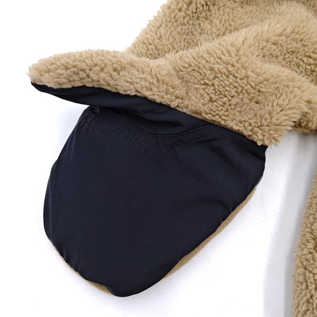 チャムス ボンディングフリースジップパーカー 2025 XXL ベージュ パープル CH04-1476 CHUMS アウトドア フリース フーディー