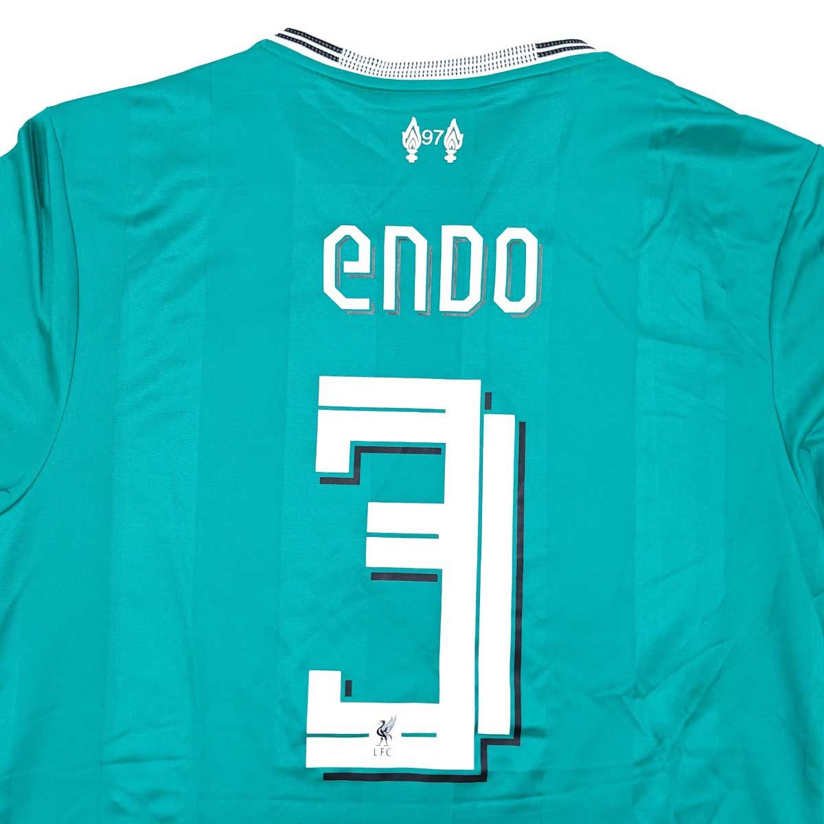 アディダス 25 26 リバプール 3 rd ユニフォーム チャンピオンズリーグワッペン オーセンティック 遠藤航 4 XL ADIDAS