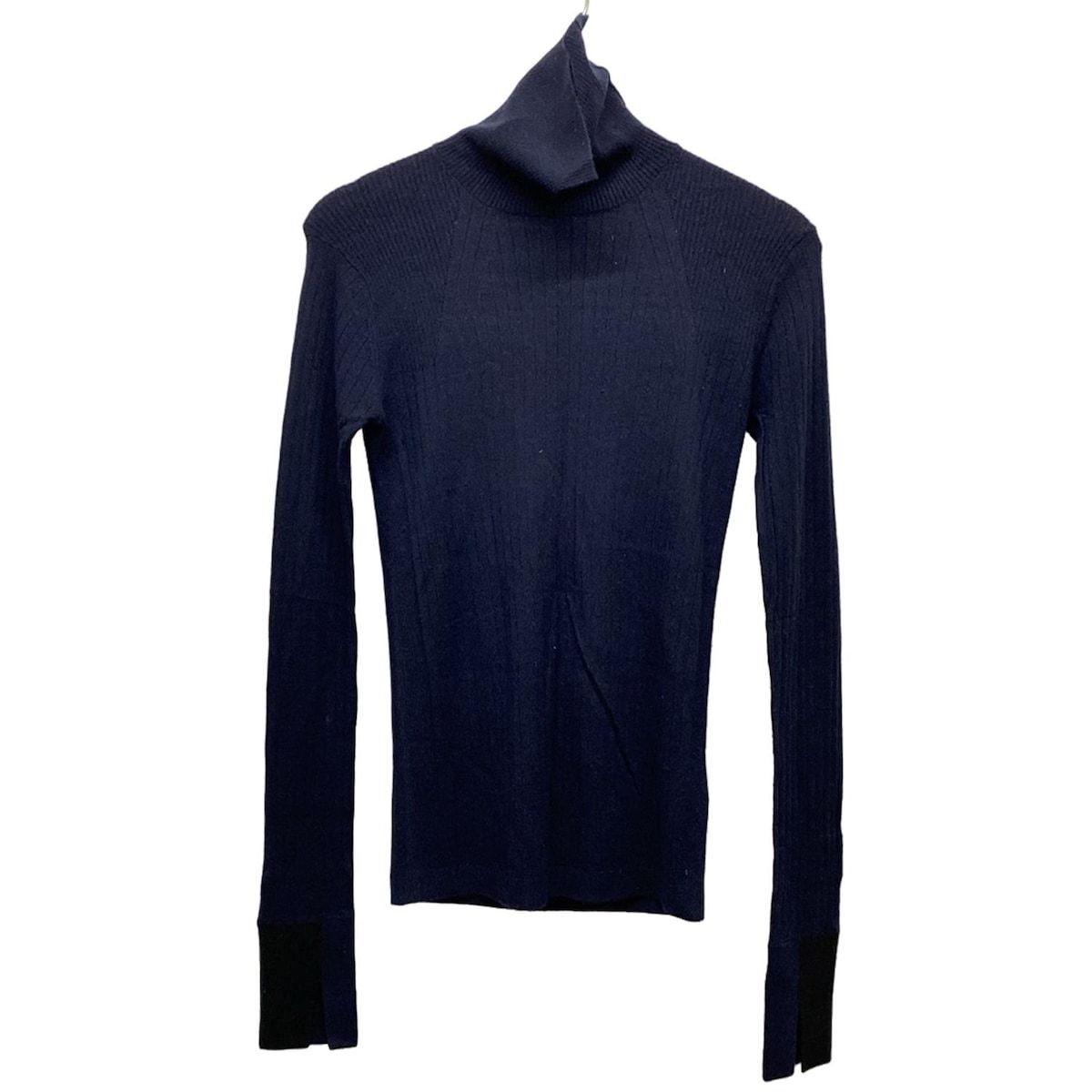 チノ CINOH カシミヤ100% ニット クルーネック ネイビー 38｜CINOH