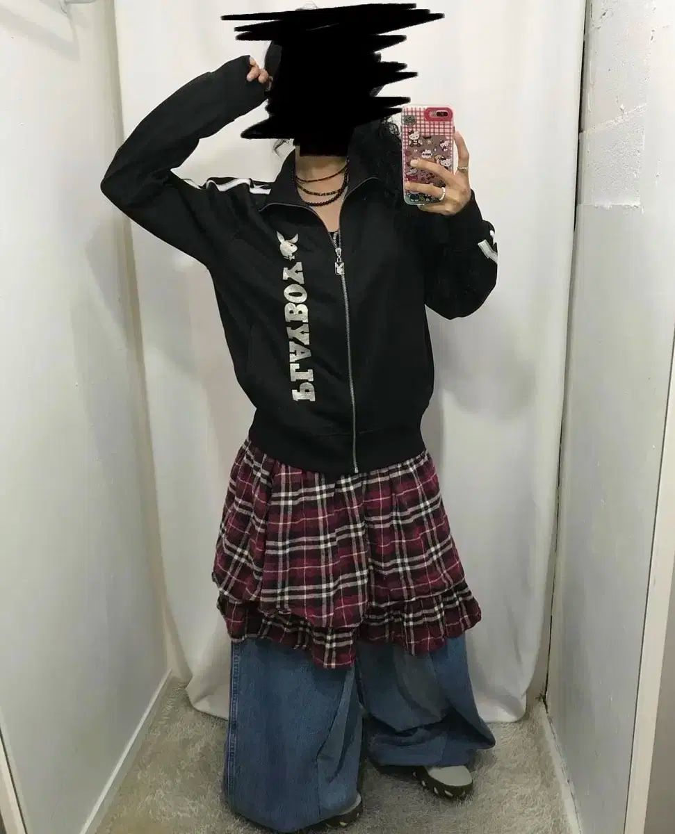 PLAYBOY プレイボーイ シルバー グリッター ジャージ