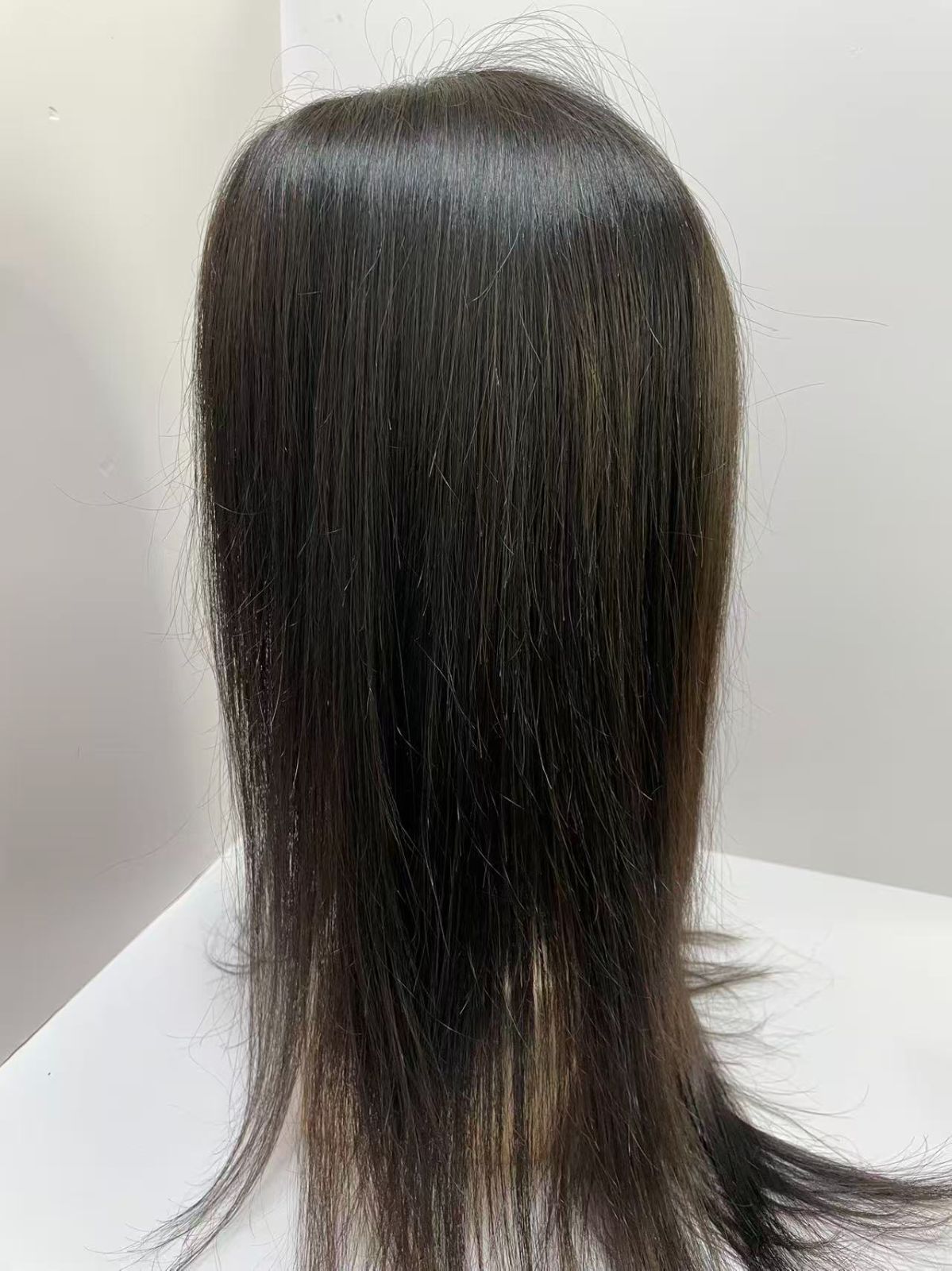 人毛ウィッグ医療ウィッグロングストレート Lサイズ
