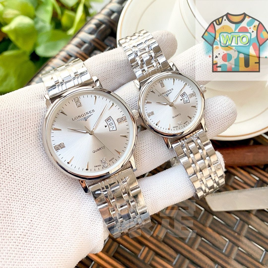 今日 Longines ロンジン カップルウォッチ 輸入クォーツムーブメント搭載-WTO輸入2