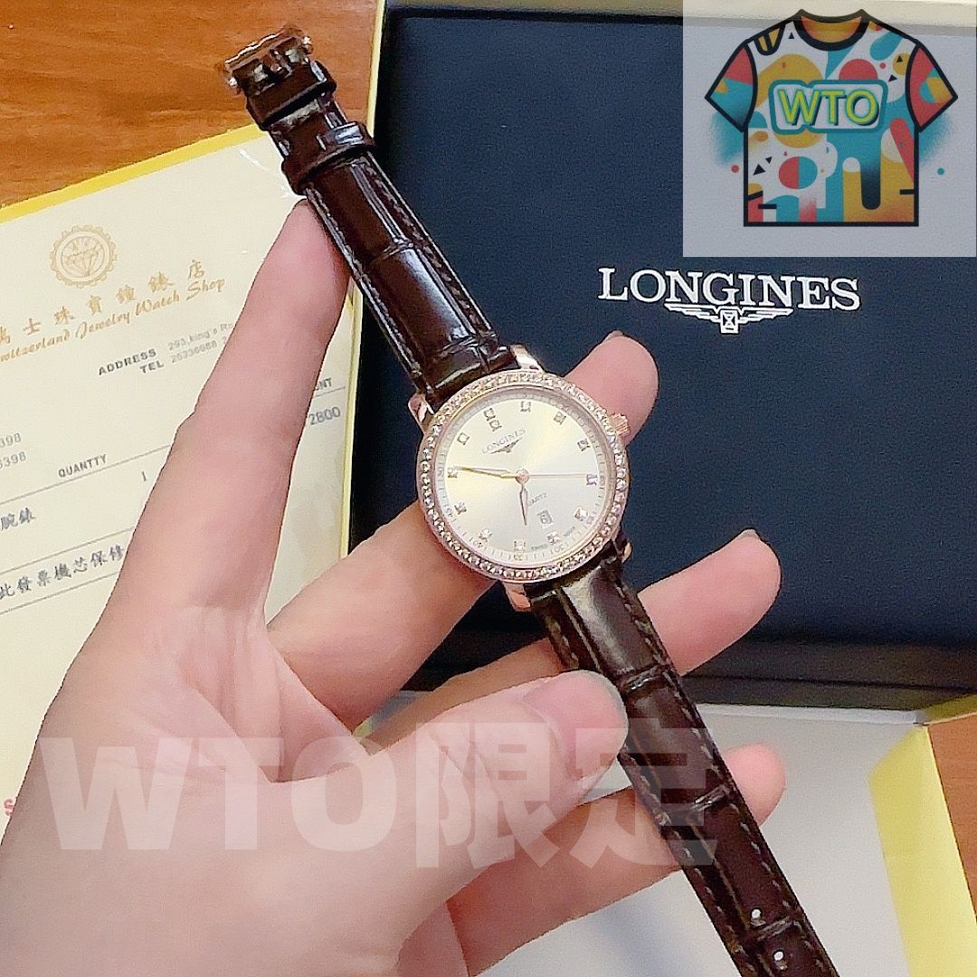 今日 Longines ロンジン レディースウォッチ 高品質クォーツムーブメント搭載