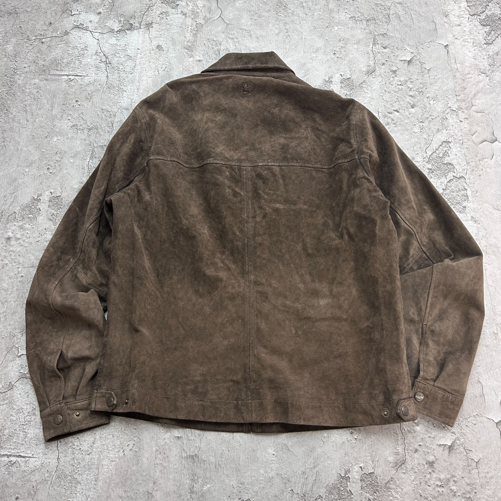 スエードジャケット Atlantis カジノ GEAR ブルゾン 古着 ブラウン