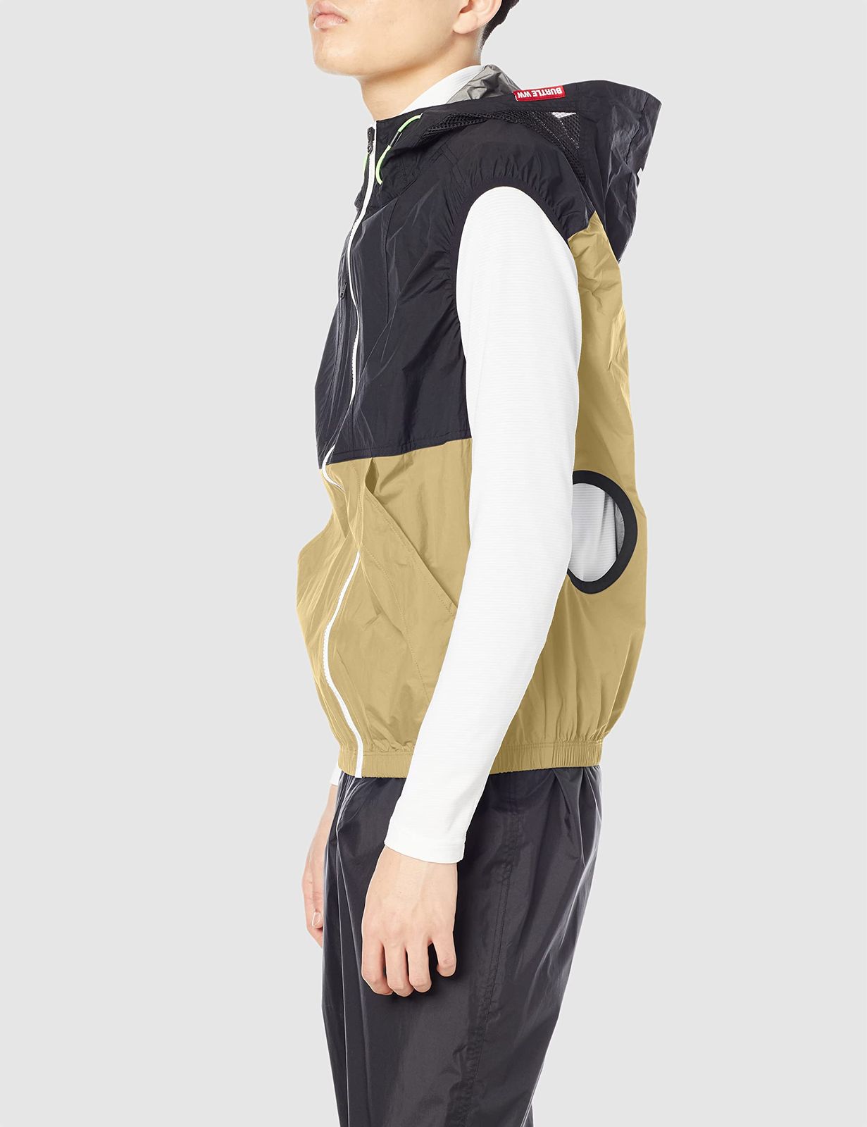 BURTLE バートル 春夏用 エアークラフトパーカーベスト(ユニセックス) カーキ AC1084 23 M [カーキ] [M]