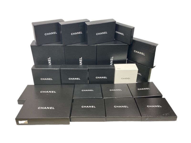 シャネル 箱のみ 財布用 ポーチ用 空き箱 セット 空箱 BOX 箱 CHANEL