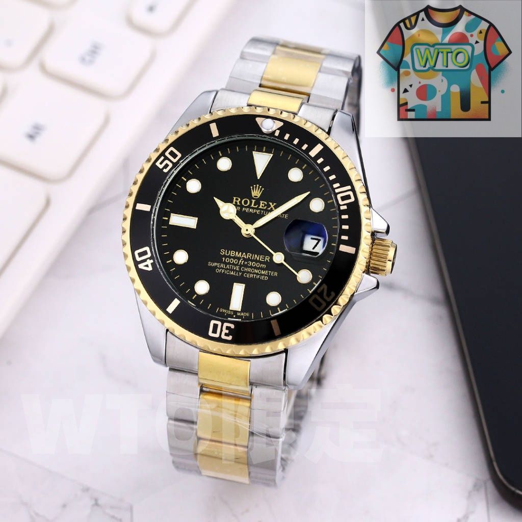 今日 Rolex ロレックス サブマリーナーシリーズ 日付表示部幻藍クリスタルが特徴-WTO輸入2