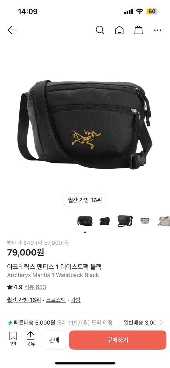 ARC TERYX アークテリクス マンティス バックパック