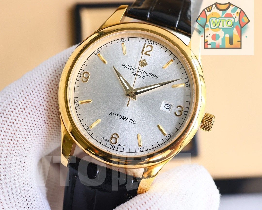 今日 PATEK パテックフィリップ 独特な文字盤デザインと五金装飾釘の3 D立体感を備え WTO輸入2