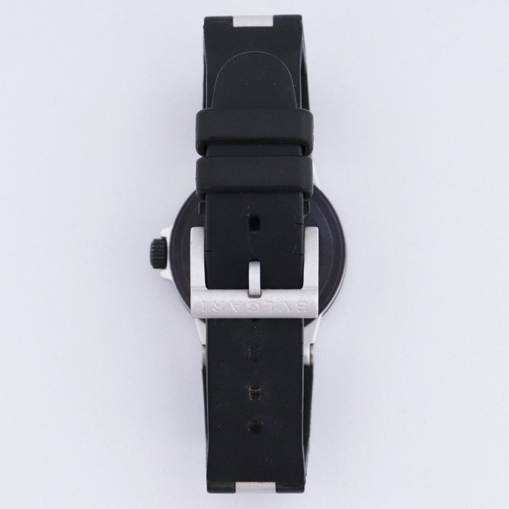 BVLGARI アルミニウム デイト クォーツ ボーイズ 腕時計 ブラック