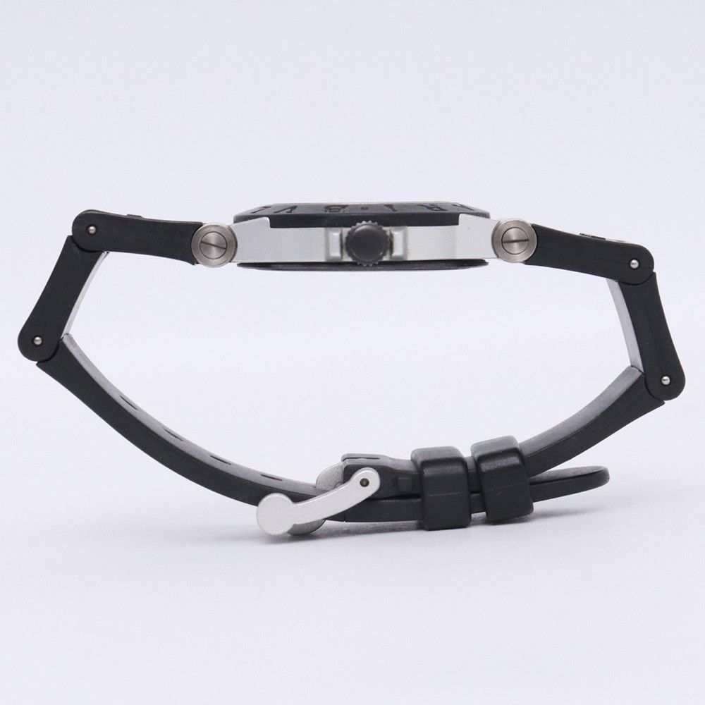 BVLGARI アルミニウム デイト クォーツ ボーイズ 腕時計 ブラック