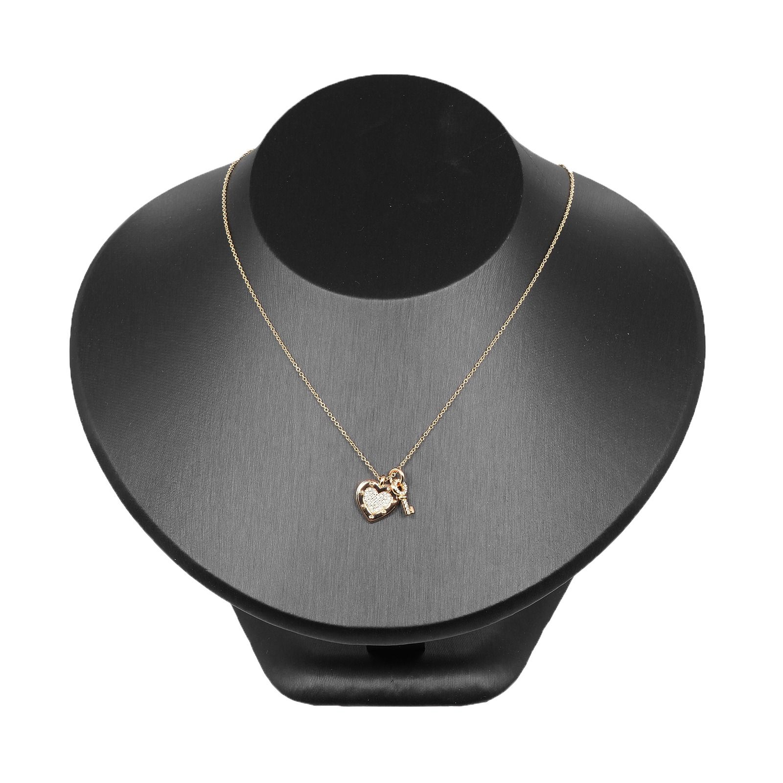 TIFFANY-Co. ティファニー リターントゥ ハートキー K 18ピンクゴールド×ダイヤモンド レディース 4.55 g ネックレス