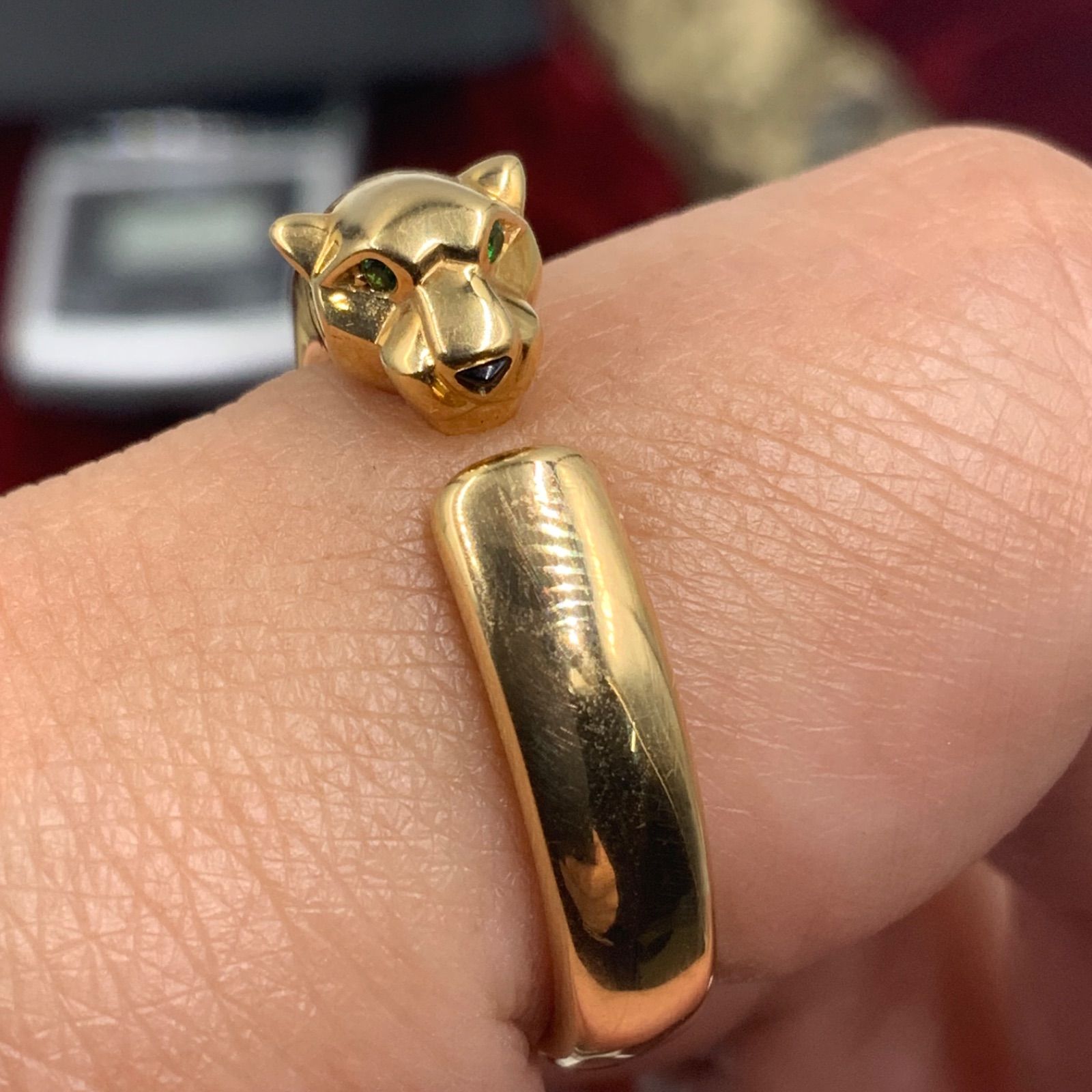 Cartier カルティエ　パンテールリング　スモール　イエローゴールド　サイズ60 Cartier カルティエ パンテールリング スモール イエローゴールド サイズ60