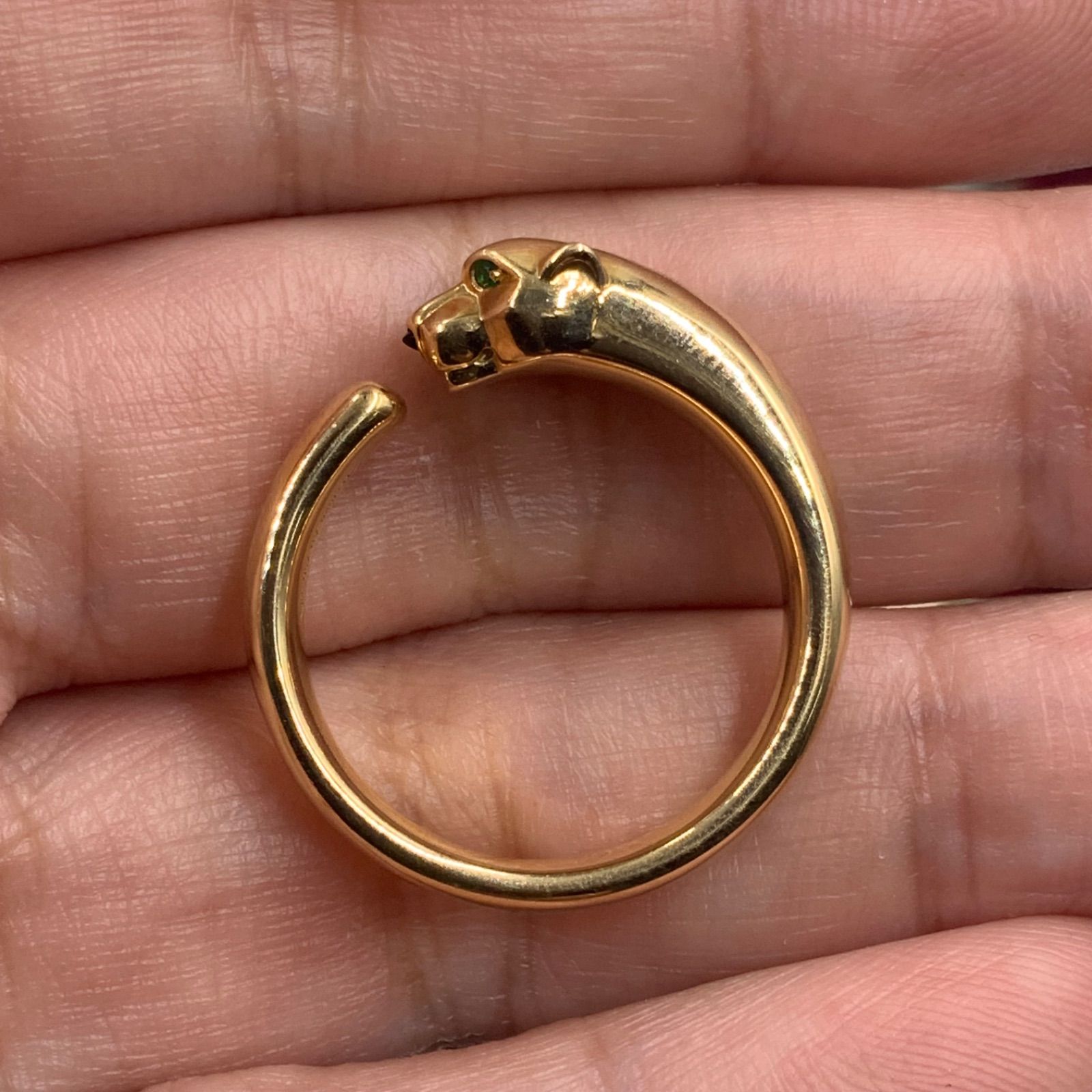 Cartier カルティエ　パンテールリング　スモール　イエローゴールド　サイズ60 Cartier カルティエ パンテールリング スモール イエローゴールド