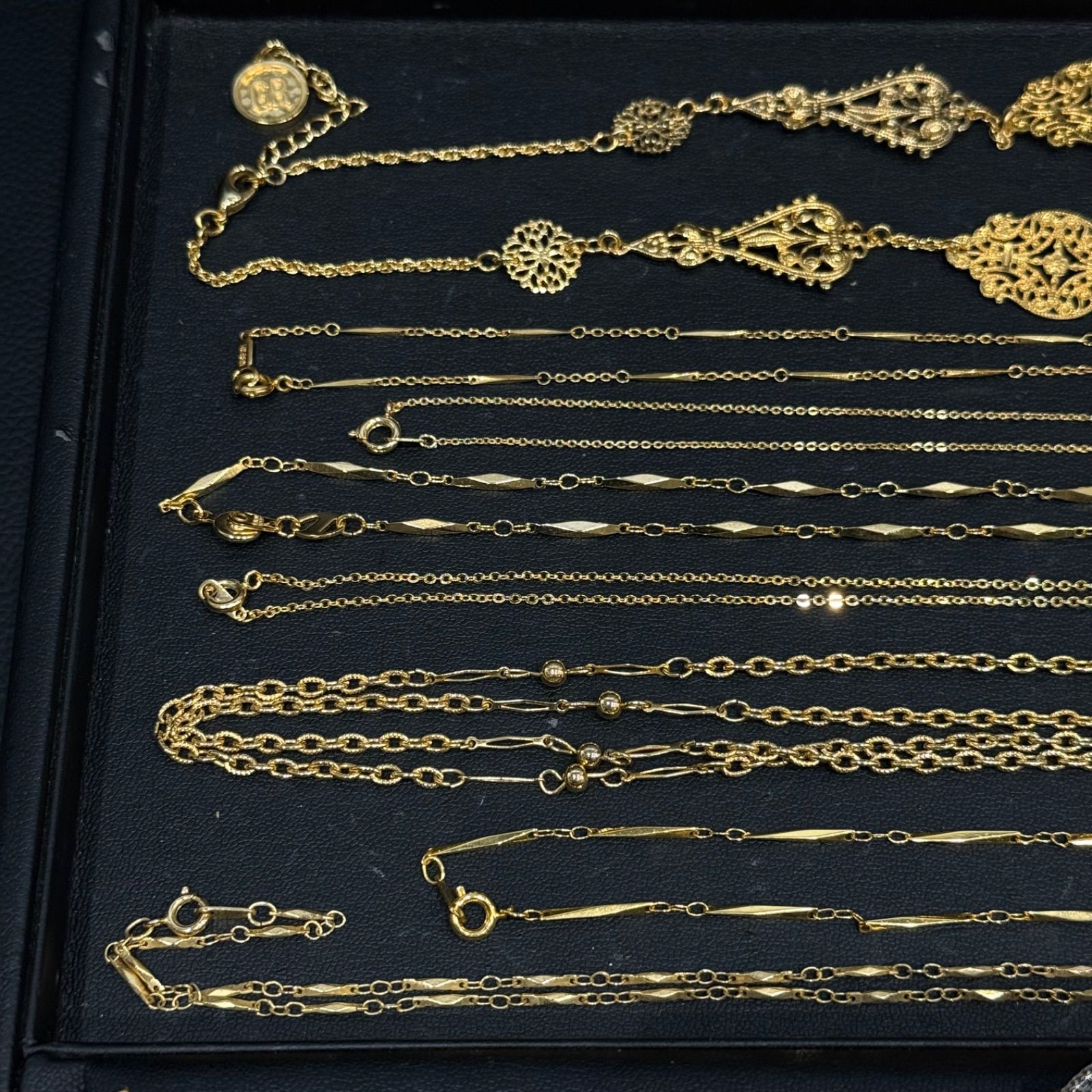 ④遺品整理 メッキアクセサリー アクセサリーおまとめ ネックレス 指輪