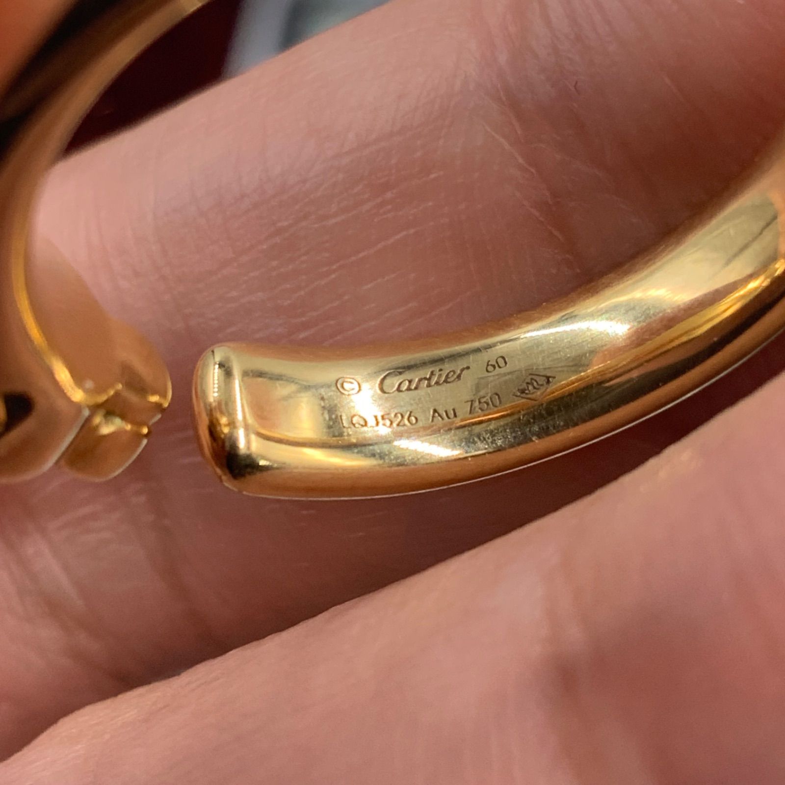 Cartier カルティエ　パンテールリング　スモール　イエローゴールド　サイズ60 Cartier カルティエ パンテールリング スモール イエローゴールド サイズ60