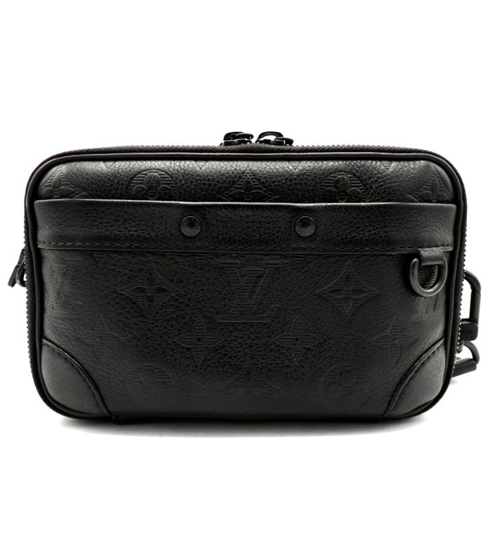 ルイヴィトン LOUIS VUITTON アルファ ウェアラブル ウォレット NV M82544 モノグラム シャドウ レザー ショルダー バッグ 財布 45541