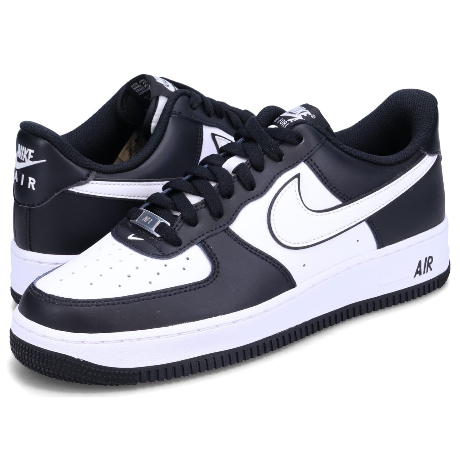 ナイキ AIR FORCE 1 07 BLACK WHITE-BLACK DV0788 001 28.0cm MENS 10.0 並行輸入品 ブルー ブラック 28.0 cm