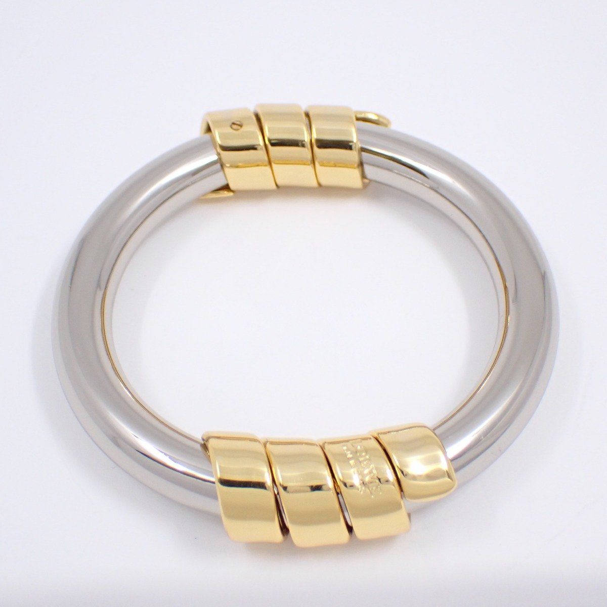 LOEWE ロエベ バングル シルバー色 ゴールド色金具