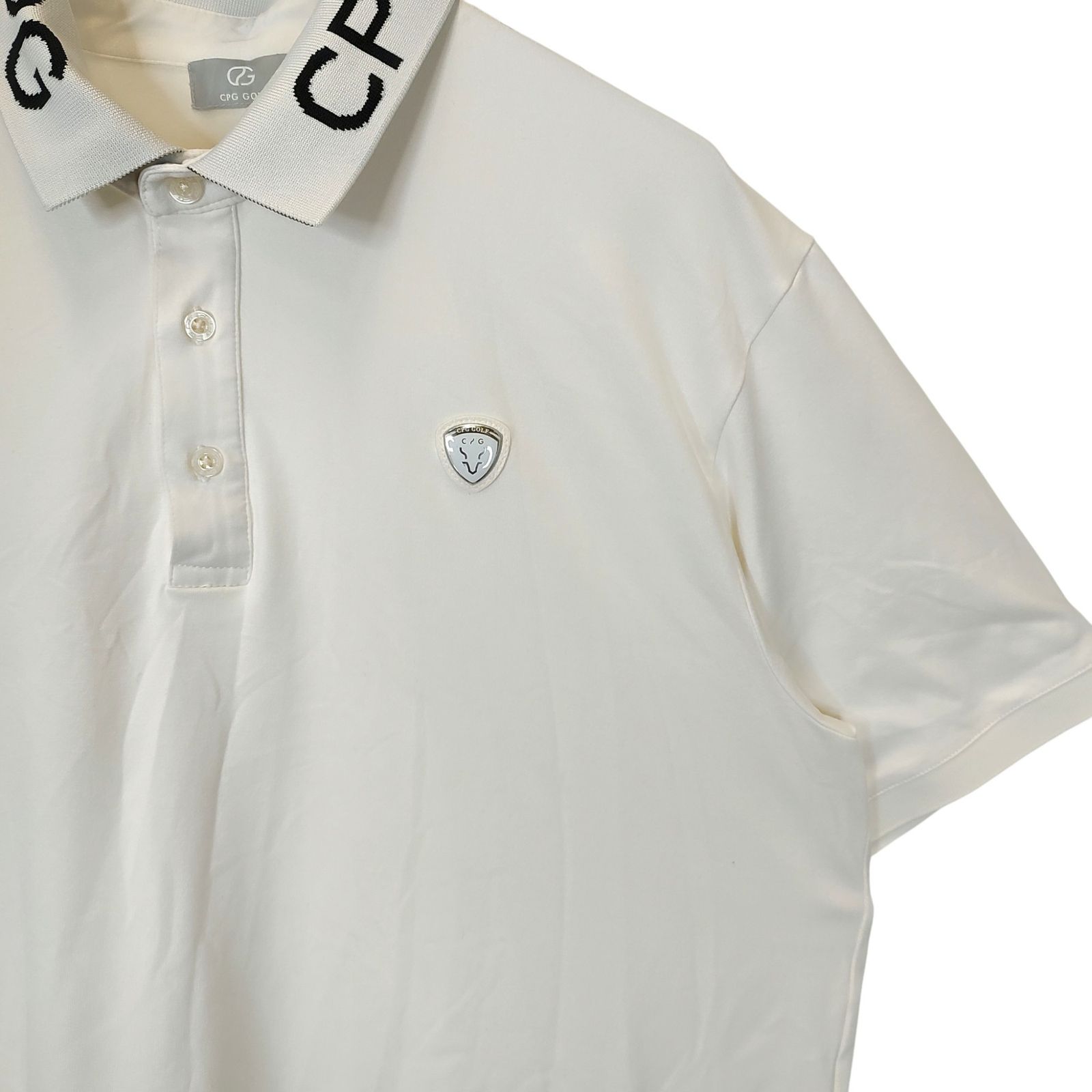 CPG GOLF シーピージーゴルフ 衿ロゴ 半袖 ポロシャツ 2109-24103 5