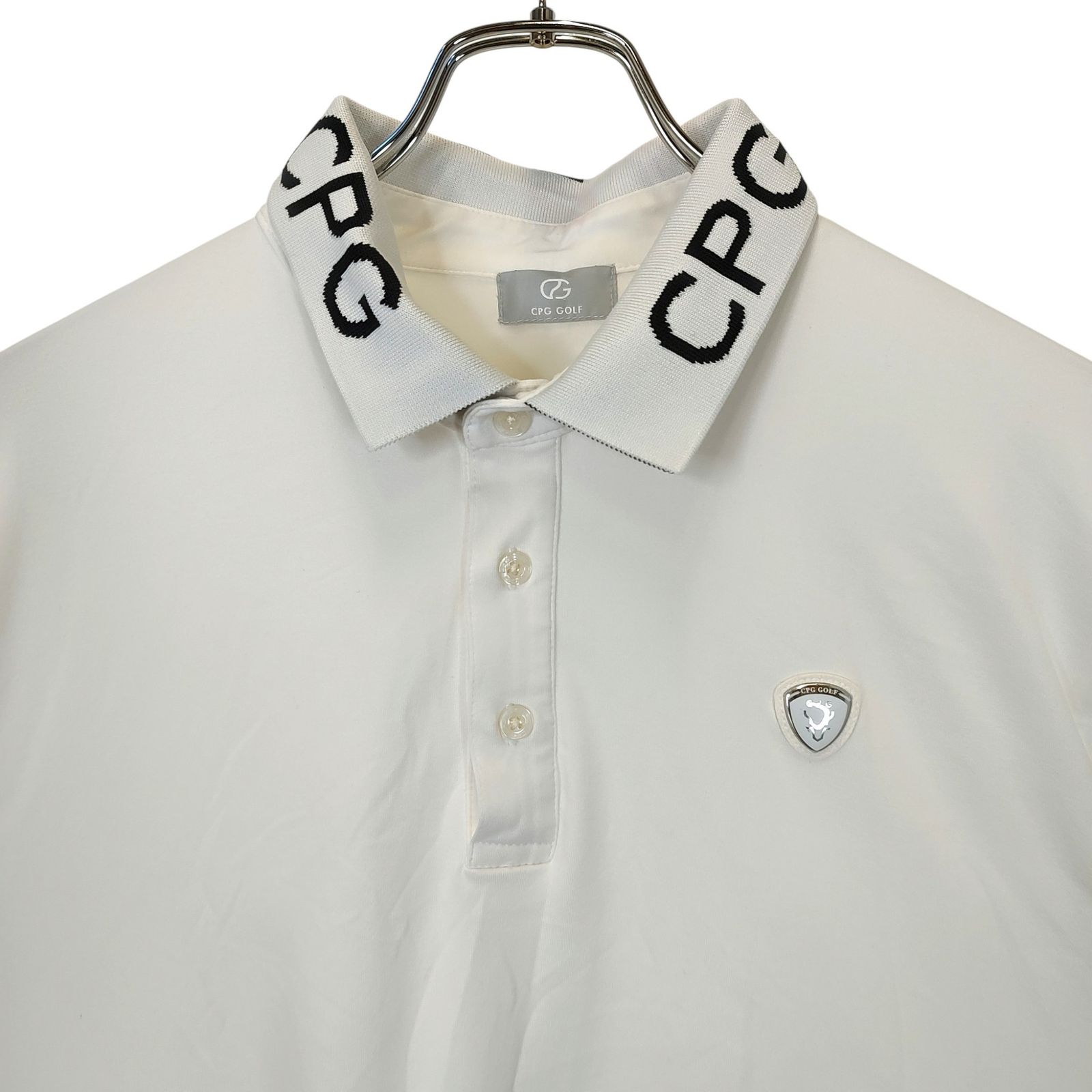 CPG GOLF シーピージーゴルフ 衿ロゴ 半袖 ポロシャツ 2109-24103 5