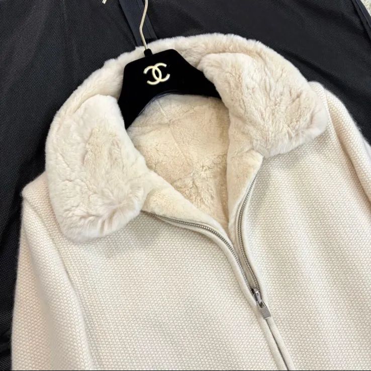 最高級 ロロピアーナ リバーシブル カシミヤ ミンク ニット 毛皮