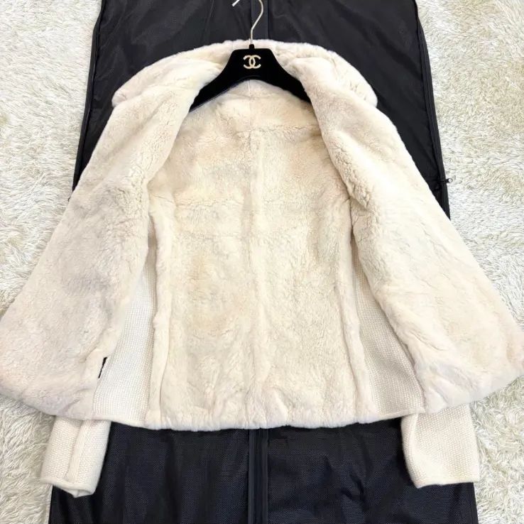 最高級 ロロピアーナ リバーシブル カシミヤ ミンク ニット 毛皮