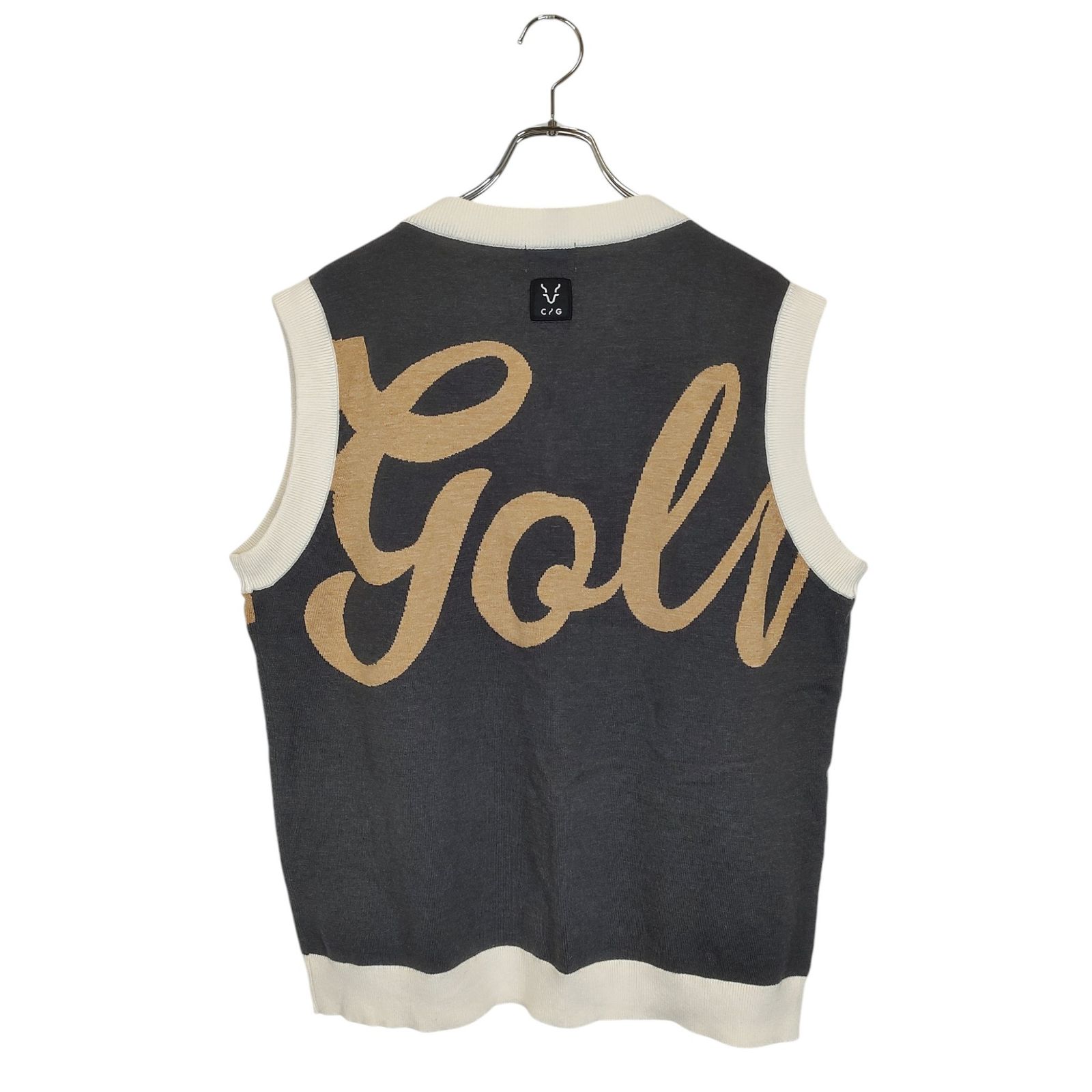 【24時間以内匿名配送】新品 CPG シーピージーゴルフ ニットベスト サイズ2 24時間以内匿名配送】新品 CPG シーピージーゴルフ ニットベスト