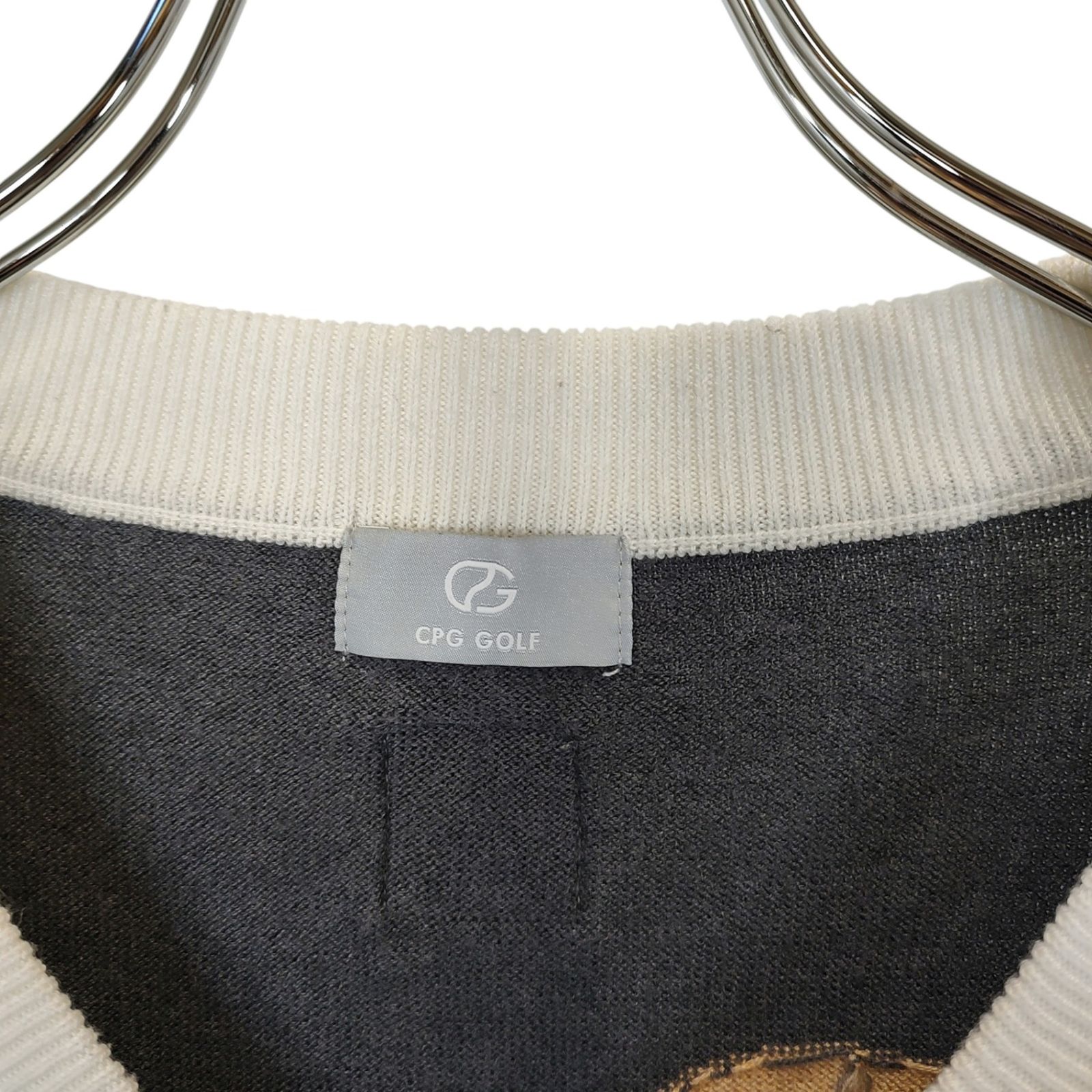 CPG GOLF シーピージーゴルフ 24AW インターシャビッグ ロゴ ニット