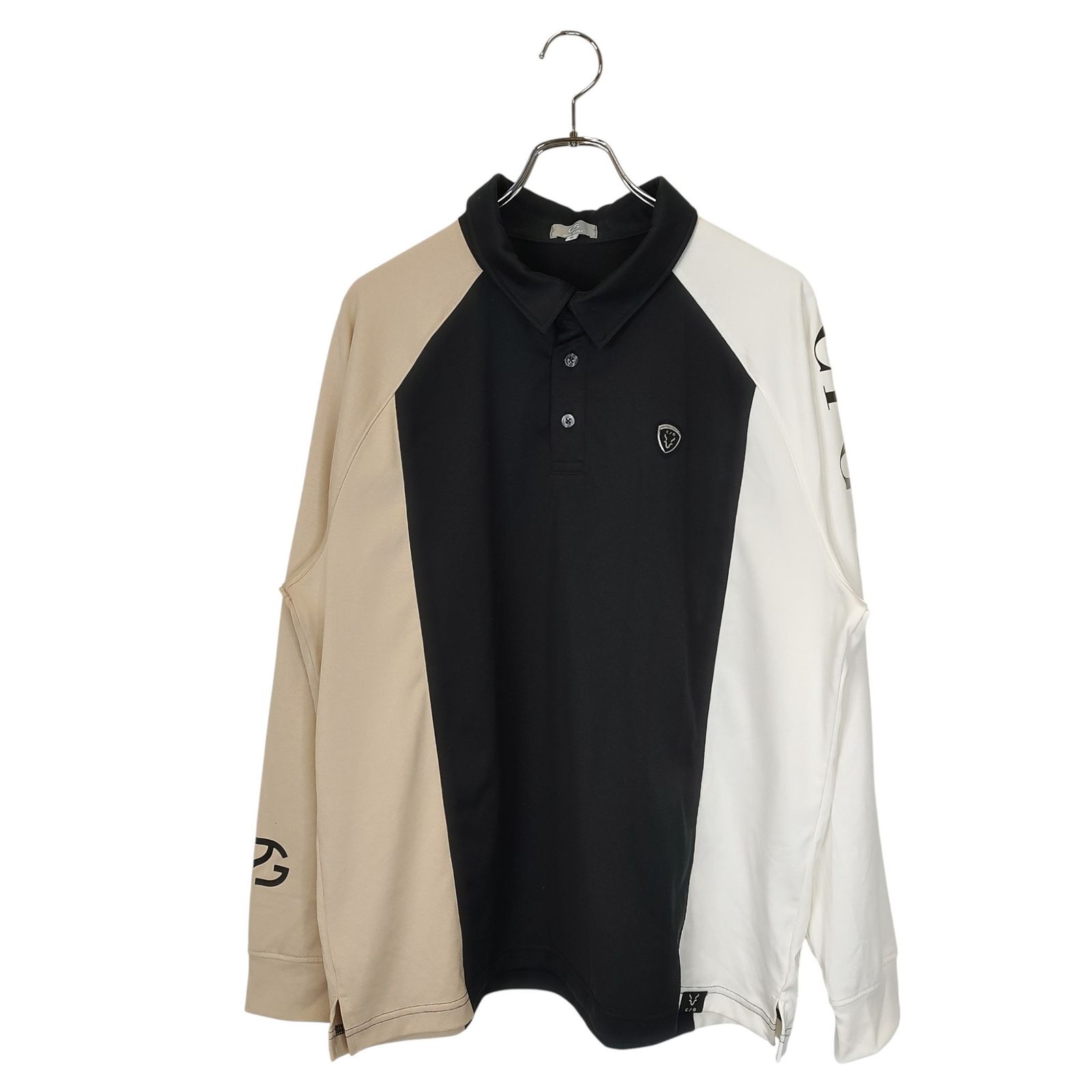 CPG GOLF シーピージーゴルフ 24SS カラーブロック 長袖 ポロシャツ