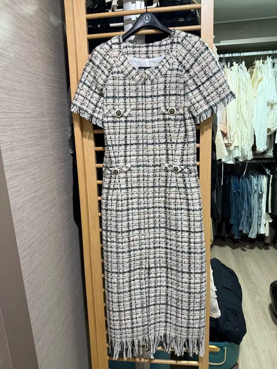アブ ツイードワンピース S