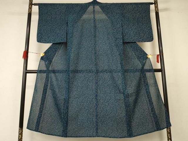 平和屋着物 夏物 小紋 絽 霞文 正絹 jd