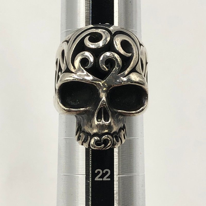 中古品】 BIG BLACK MARIA ビッグブラックマリア 大妄想スカル リング