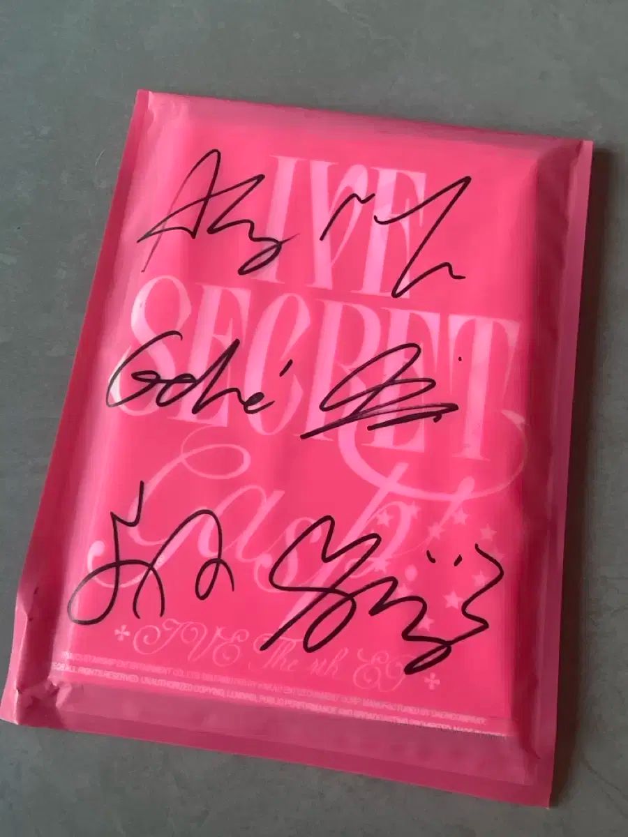 IVE アイヴ シークレットハニー サイン入り アルバム