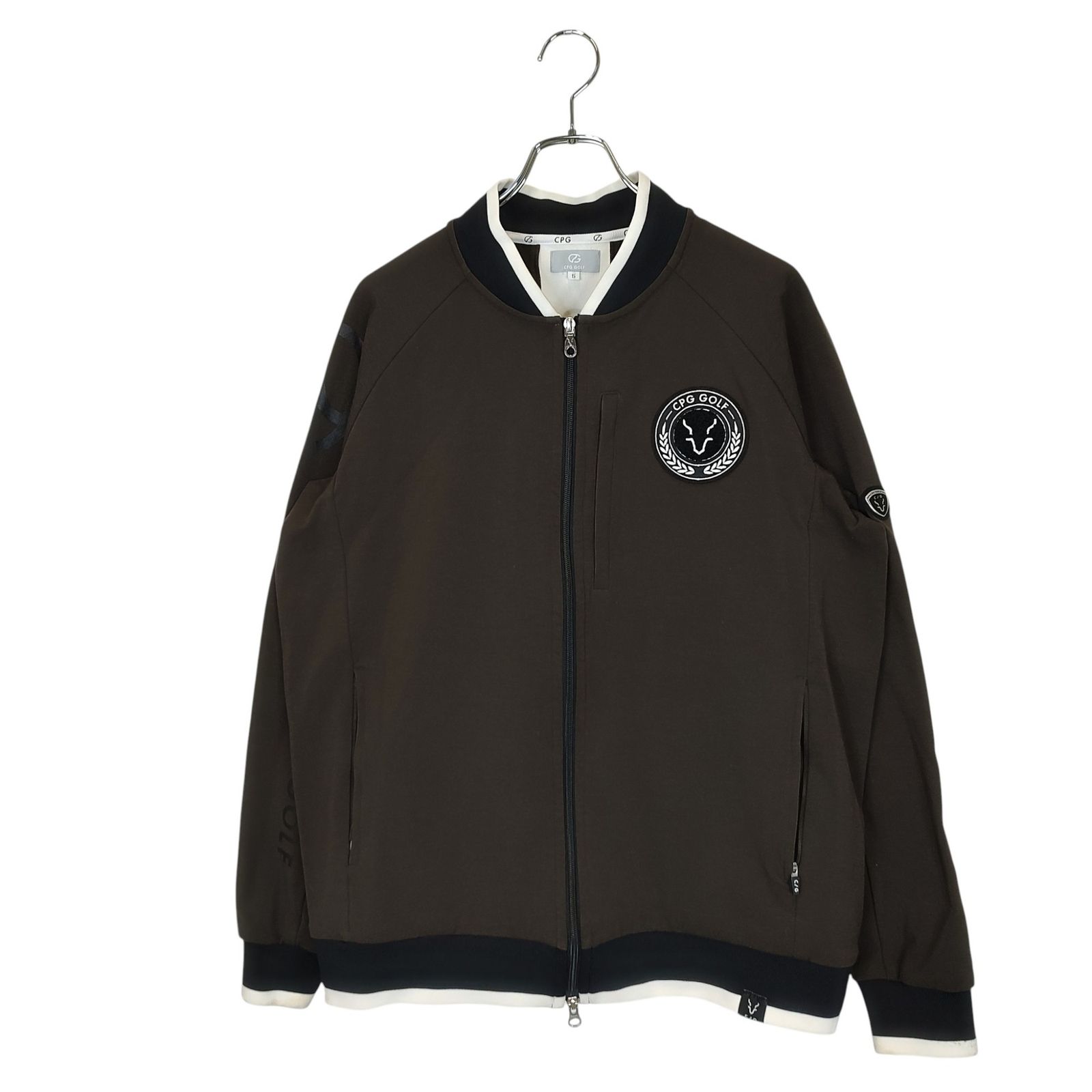 CPG GOLF シーピージーゴルフ 24 AW 裏起毛 ボンバージャケット 2103-24211 5 ブラウン メンズ