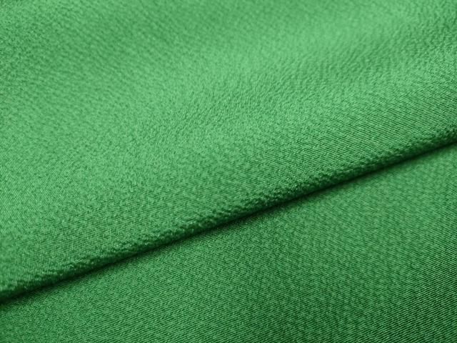 千歳緑色 正絹