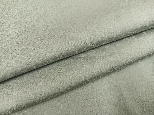 平和屋着物 上質な色無地 花唐草地紋 蕎麦切色 正絹 ph