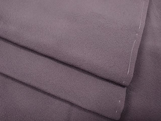平和屋着物 上質な色無地 浅紫色 正絹 ut
