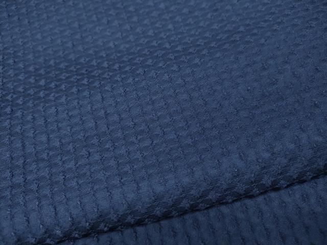  平和屋着物 上質な色無地 霞地紋 深縹色 正絹 ut 色無地 着物
