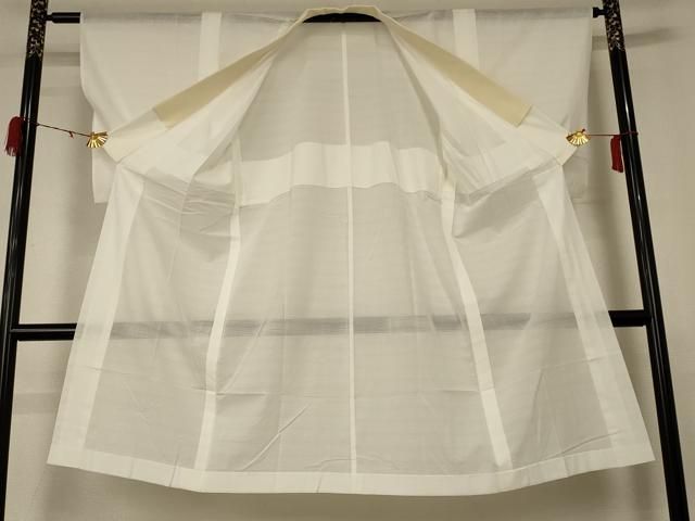 平和屋着物 夏物 長襦袢 絽 白色 正絹 jd