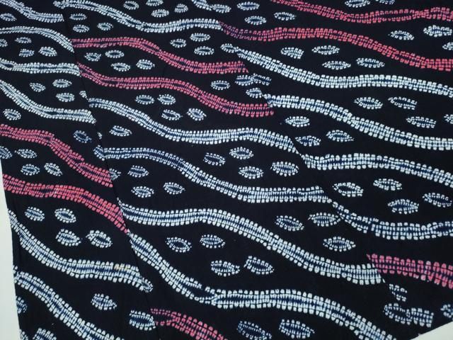 有松鳴海絞り 斜線吉祥文