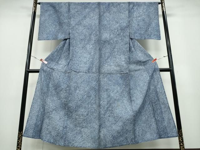 平和屋着物∴夏物 男性 浴衣 有松鳴海絞り 三浦絞り 綿 CABA0504ng