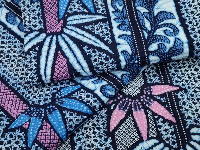 平和屋着物∴夏物 浴衣 笹竹唐草文 ng