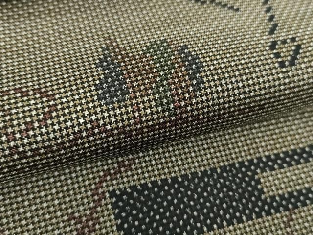 横段風景文 正絹