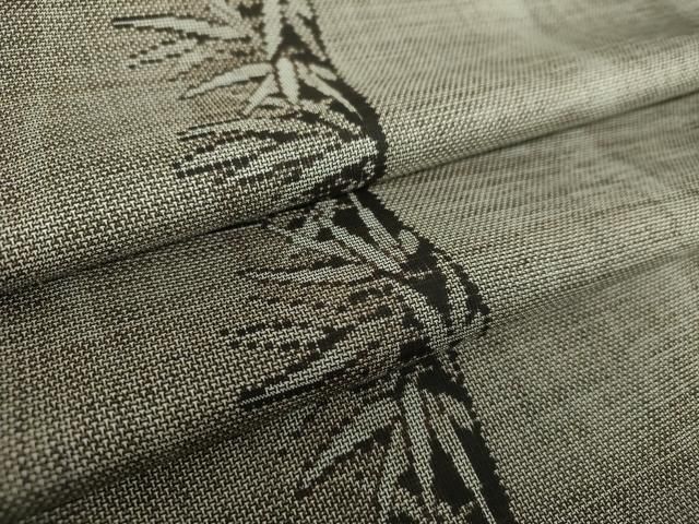 平和屋着物 本場大島紬 9マルキ 草葉間道 正絹 ps