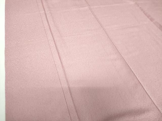  平和屋着物 上質な色無地 霞文 紅藤色 正絹 ps 色無地 着物